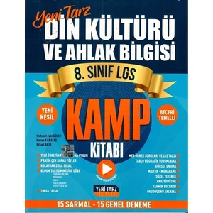 Yeni Tarz Yayınları 8. Sınıf LGS Din Kültürü ve Ahlak Bilgisi Kamp Kitabı - Mehmet Zeki Güler
