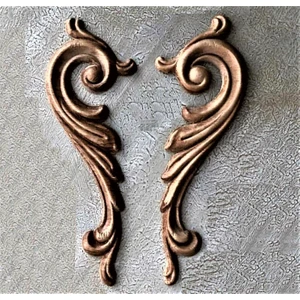 Simetrik Sarmaşık Çift Aplik Bordür Dekor Silikon Kalıp K-310