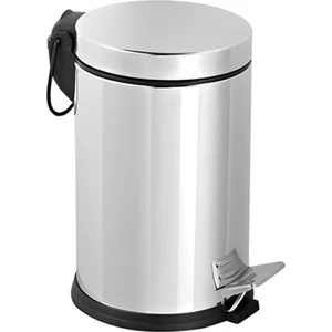 Krom Pedallı Çöp Kovası  5 Lt 1 Ad