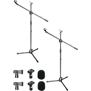 MS06X 2li Set Akrobat Mikrofon Standı Sehpası