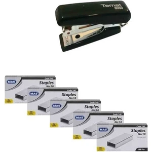 Mini Zımba Makinesi Siyah 6050 + 5 Adet Tel