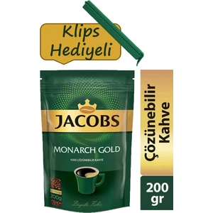 Monarch Gold Kahve 200 gr Eko Paket +  Yanında Klips