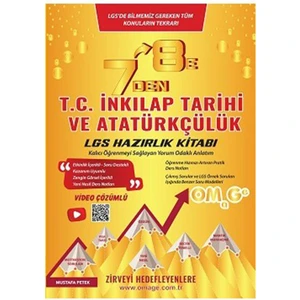Omage Yayınları 7'den 8'e LGS T.C. İnkılap Tarihi Ve Atatürkçülük Tarihi Hazırlık Kitabı