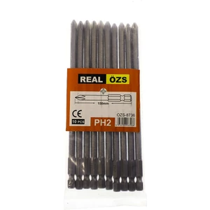 Real Özs -  Yıldız Bits Uc Matkap Ucu Ph2 x 150MM 10 Adet