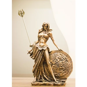 Tasarım Frigg Biblo Mitolojik Odin'in Karısı Tanrıça Frigg Heykel Ev Dekor Hediyelik Eşya