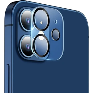 Iphone 12 6.1 3D Full Tempered Glass Cam Kamera Koruyucu AL-34306