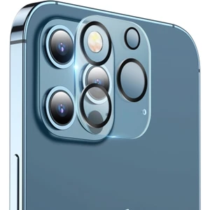 Iphone 12 Pro Max 3D Full Tempered Glass Cam Kamera Koruyucu AL-34308