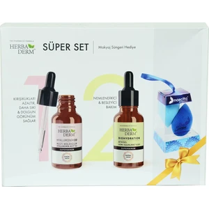 Süper Set Superserum Hyaluronic 3D 30 Ml+Biohydration 30 ml + Hediye Makyaj Süngeri