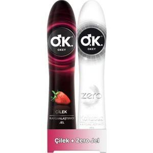 Jel Çilek 100 Ml+Okey  Jel Zero 100 ml