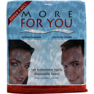 More For You Tek Kullanımlık Havlu (Tekli Paket ) 100'LÜ