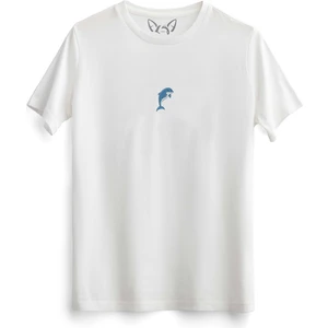 Alfa Tshirt  Animal Yunus Balığı Dijital Baskılı Beyaz Tshirt