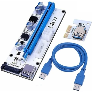 4748 Pcı E Express 1x To 16X USB 3.0 Riser Yükseltici Uzatma Kartı 008S