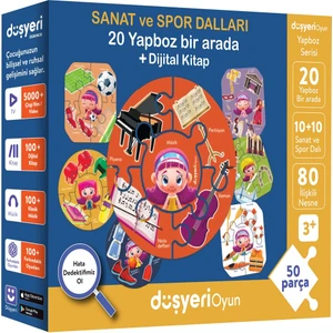 Sanat ve Spor Dalları-  50 Parça 20 Yapboz
