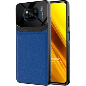 Xiaomi Poco X3 Nfc Kılıf Uniq Leather Lacivert