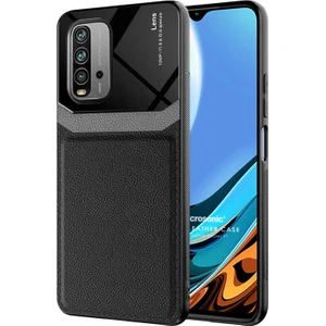 Xiaomi Redmi 9t Kılıf Uniq Leather Siyah