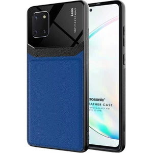 Samsung Galaxy Note 10 Lite Kılıf Uniq Leather Lacivert