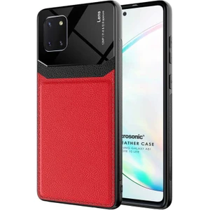 Samsung Galaxy Note 10 Lite Kılıf Uniq Leather Kırmızı