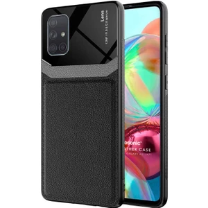 Samsung Galaxy A71 Kılıf Uniq Leather Siyah