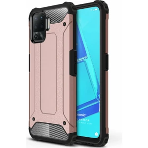 Oppo Reno 5 Lite Kılıf Rugged Armor Rose Gold