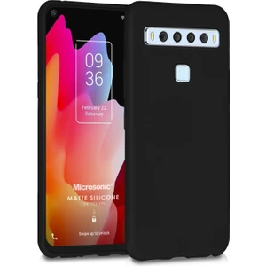 Matte Silicone Tcl 10L Kılıf Siyah