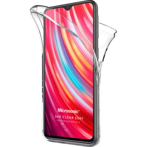 Xiaomi Redmi 9 Kılıf 6 Tarafı Tam Full Koruma 360 Clear Soft Şeffaf