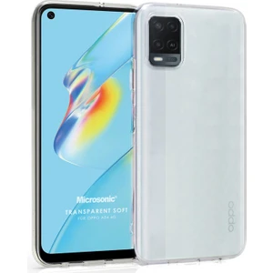 Oppo A54 4g Kılıf Transparent Soft Beyaz