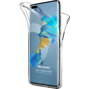 Huawei Mate 40 Pro Kılıf 6 Tarafı Tam Full Koruma 360 Clear Soft Şeffaf