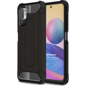 Xiaomi Redmi Note 10 5g Kılıf Rugged Armor Siyah