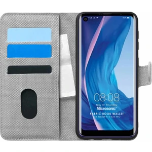 Reeder P13 Blue Max Pro Kılıf Fabric Book Wallet Gri