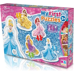 KS Games Princess My First Puzzles 4 In 1 Parça Puzzle