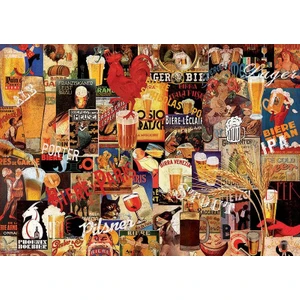 Puzzle Vintage Beer Collage 1000 Parça Puzzle