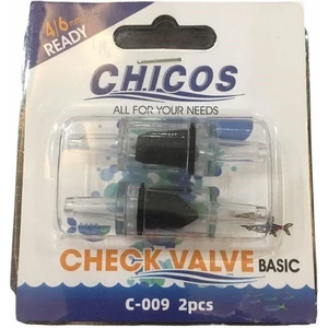 Chıcos Ikili Check Valve Akvaryum Sibop