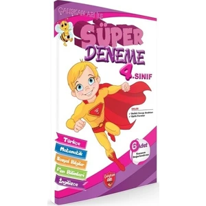 Çalışkan Arı Yayınları 4.Sınıf Süper Deneme 6'lı