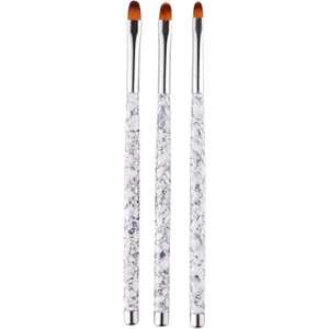 Aba Nails Protez Tırnak Uv Gel Fırça Seti 3'lü