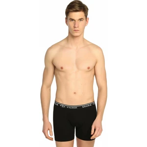 Siyah Renk Likralı Boxer