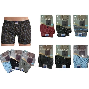12 Adet Karışık Renk Havlu Bel Boxer