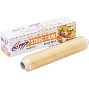 Streç Film 30 cm x 300 m 9 Mikron Kutulu Rulo