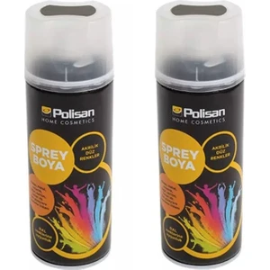 Akrilik Sprey Boya Mat Siyah 2 x 400 ml