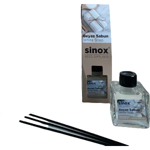 Bambu Çubuklu Beyaz Sabun Oda Ofis Banyo Kokusu 120 ml   Yüksek Esans Kalıcı Koku