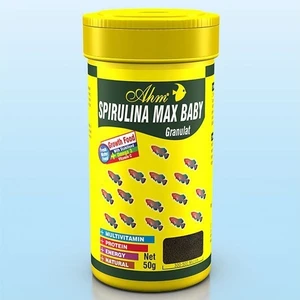 Ahm Marin Spirulina Max Baby Yavru Balık Yemi 100 ml