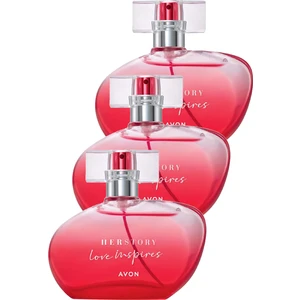 Herstory Love Inspires Kadın Parfüm Edp 50 Ml. Üçlü Set