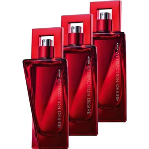 Attraction Desire Kadın Parfüm Edp 50 Ml. Üçlü Set