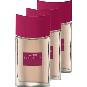 Soft Musk Delice Velvet Berries Kadın Parfüm Edt 50 Ml. Üçlü Set