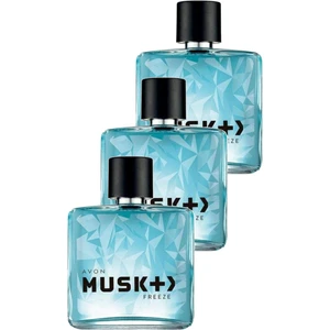 Musk Freeze Erkek Parfüm Edt 75 Ml. Üçlü Set