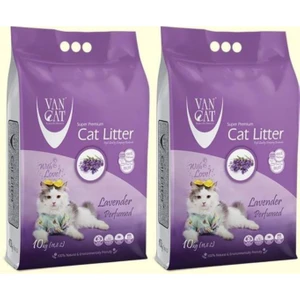 Van Cat Vancat Lavanta Kokulu Ince Taneli Kedi Kumu 10 kg 2 Adet