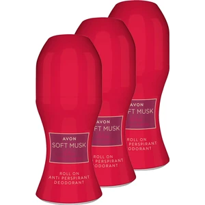 Soft Musk Delice Velvet Berries Kadın Rollon 50 Ml. Üçlü Set