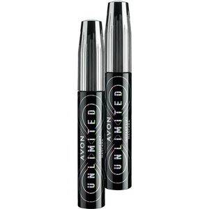 Unlimited Kirpiklere Kalkık Görünüm Veren Maskara 10 Ml. Blackest Black Ikili Set