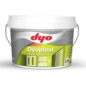 2,5 Lt. 0001 Beyaz Dyoplast Plastik Boya