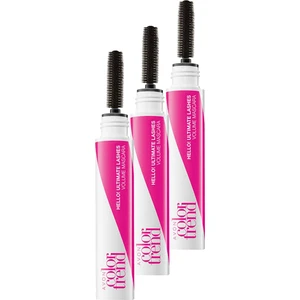 Hello! Ultimate Lashes Maskara 10 gr Black Üçlü Set