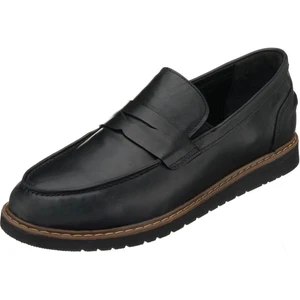 Costo Shoes 45,46,47,48,49,50 Numaralarda  AYL1112 Siyah  Deri Termo Taban 4 Mevsim Büyük Numara Üst Kalite Erkek Ayakkabısı
